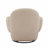 35" W Upholstered Armchair 360° Swivel Barrel Chair-1225659943