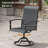 4-Person Round Patio Dining Set With Swivel Chairs-2023316465