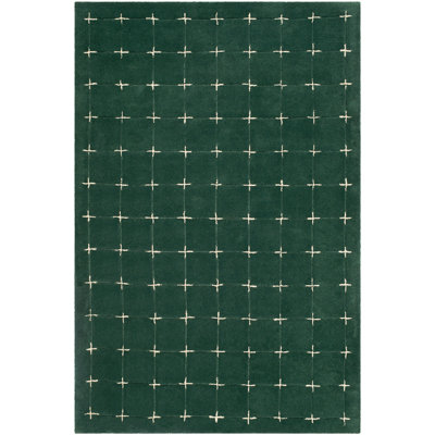 Mallory Green Hand Tufted Area Rug