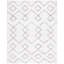 Tapis ivoire / argenté touffeté à la main Aderita-1509912084