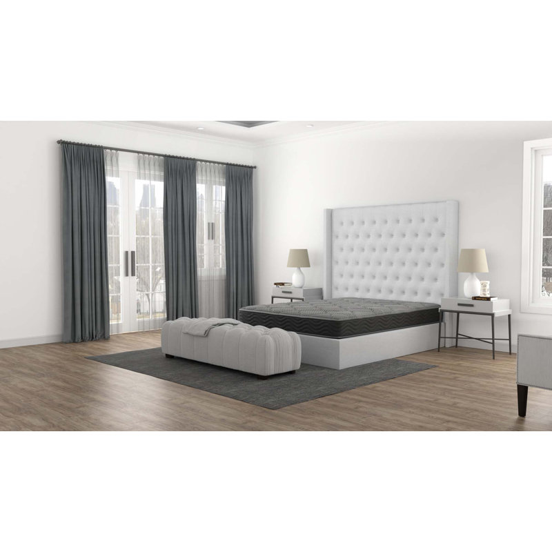 Matelas hybride 8 po avec ressorts ensachés, Grand lit