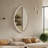 Irregular Rustic Antique Wooden Wall Mirror