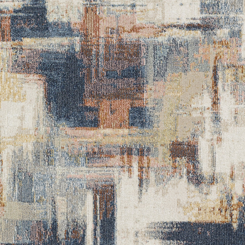 Abstract Indoor Rug, Rectangle 5'3" x 7'