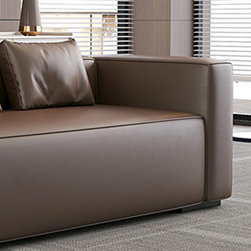 Chaise longue moderne et minimaliste en similicuir