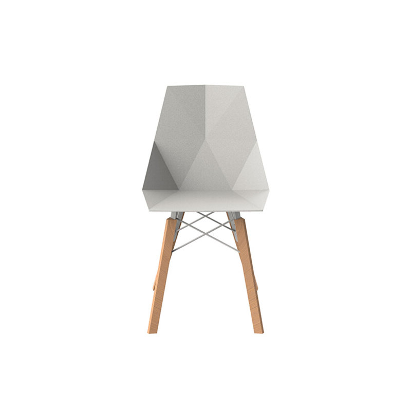 Faz Wood - Chair - Set Of 4 - Basic/Injection, White, Oak