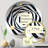 Midnight Indigo Galatic Pattern - Amorphe Decorative Mirror-101223698