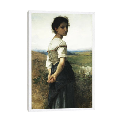 The Young Shepherdess, 1885 by William-Adolphe Bouguereau - Painting on Canvas