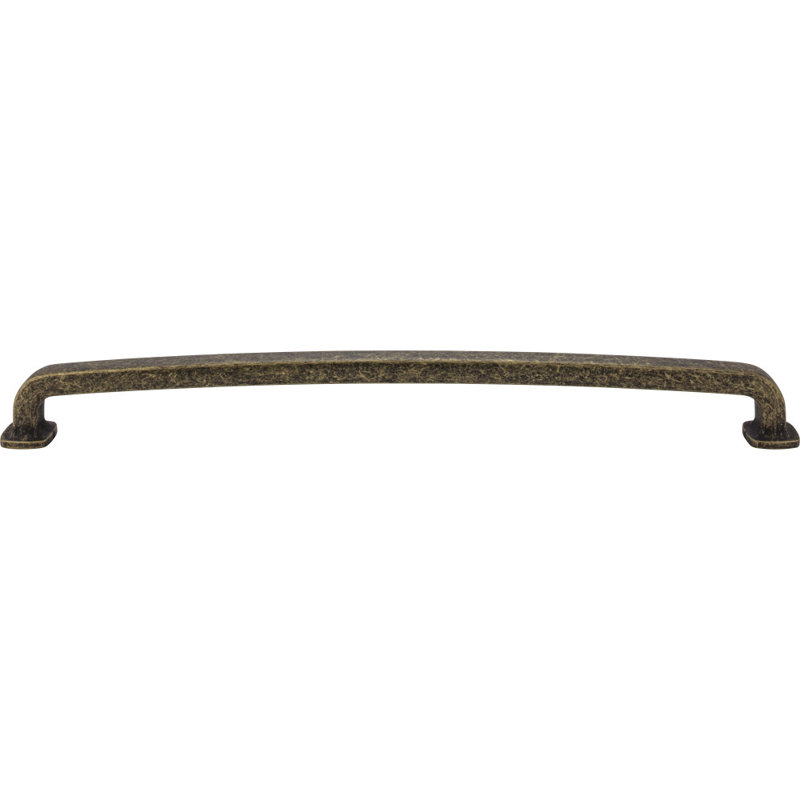 Belcastel I Appliance Pull, Distressed Antique Brass, 18"