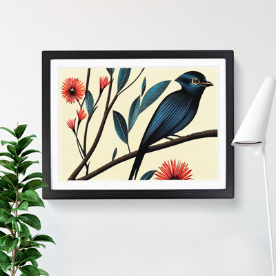 Bird Deco - Single Picture Frame Print