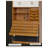 Solid Pine Pantry Cabinet with Flip-out Storage Shelves