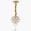 1 - Light Natural Dome Pendant