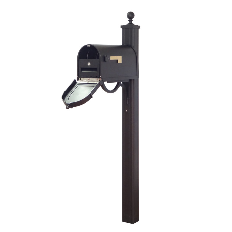 Berkshire Aluminum Post Mounted Post Box