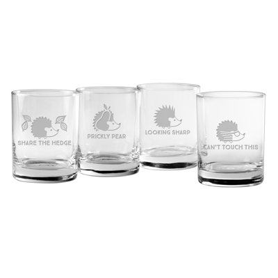 BrylandBore 14oz. Whiskey Glass Set