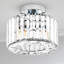 Plafonnier semi-encastré cylindrique en cristal à 1 lumière à intensité variable-845498494-863158132
