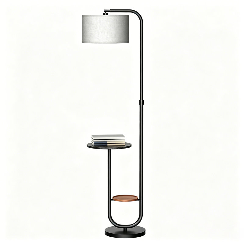 66.54" Tray Table Floor Lamp with Remote Control