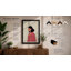 Woman In Profile Minimalist - Print-1214830748-1214830695