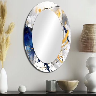 Marmo - Miroir abstrait en métal