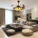 42 Inch Tri Colour Dimming Strip With Remote Control Adjustable Fan Pendant Light