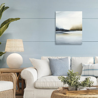Toile «Misty Seaside Serenity», conception par 1x
