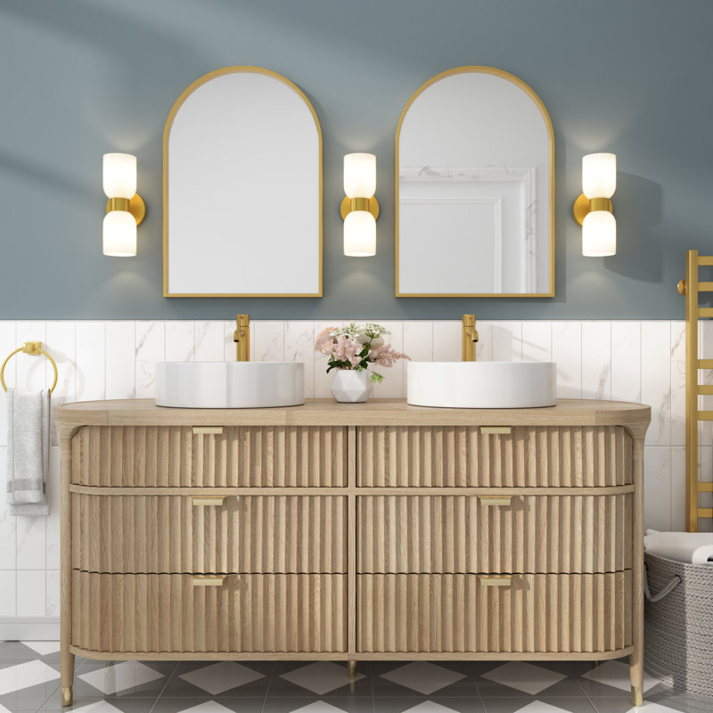 Alaisha 2-Lights Wall Light, Gold