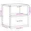 40cm W Metal Bedside Table-2076591231