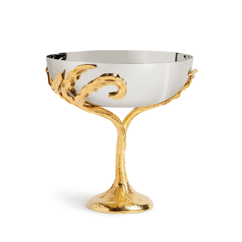 Fern Handmade 24k Gold Plated Dessert Bowl