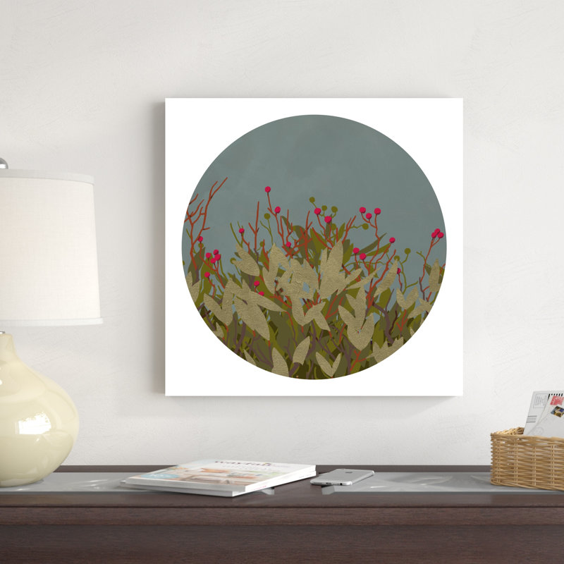 «Winterberry Bush I» par Jacob Green - impression sur toile tendue, H 20 po x l 20 po