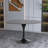 Heatherton 48" Round Dining Table with Sintered Stone Top and Black Steel Pedestal Base Kitchen Table Seats 2-6 Person-1453664367