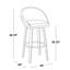 Tabouret de bar contemporain à hauteur fixe avec pivot-133677359-133677362