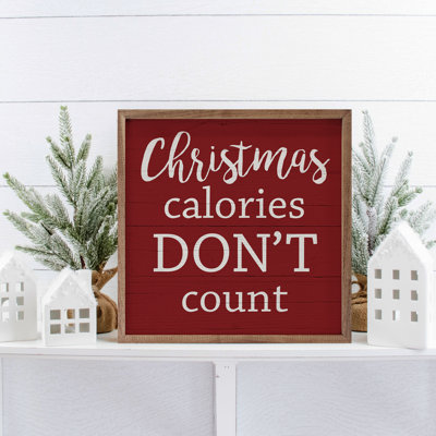 Christmas Calories Don't Count Red