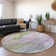 Premium Machine Washable Cerrito AMF505 Purple Rug