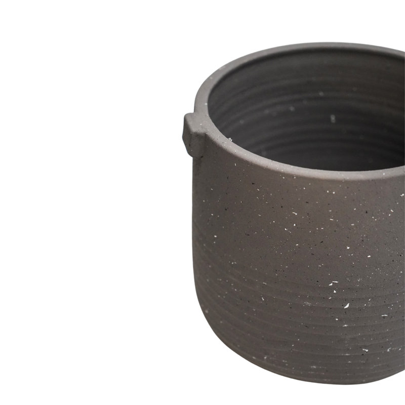 Aurora Cachepot, Slate Grey