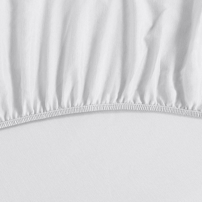 Bamboo Rayon Blend Sheet Set with Extra Pillowcases, White, Full Sheet Set + 5 Additional Pieces
