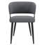 Fabric Upholstered Metal Armchair-335835001-335835000