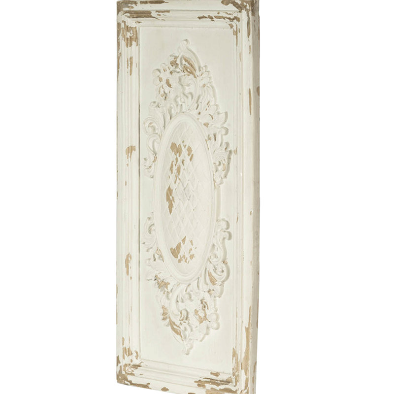 Panneau mural blanc, 18 po x 39,5 po, pour décor de chambre à coucher, salon 17,84 po 1,51 38,73 Sculpture, salle à manger