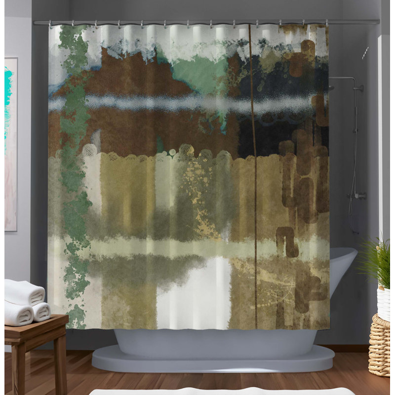 Abstract Shower Curtain