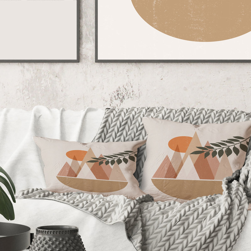 Abstract Throw Pillow