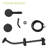 -function Shower System Plastic Contemporary For Relaxed Home Experience