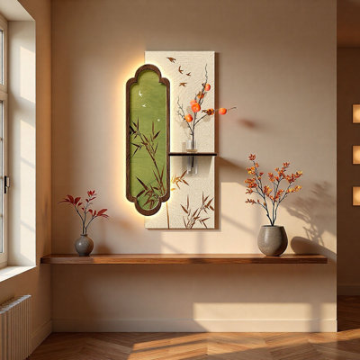 Porte d'entrée Mid-Century en grès chinois