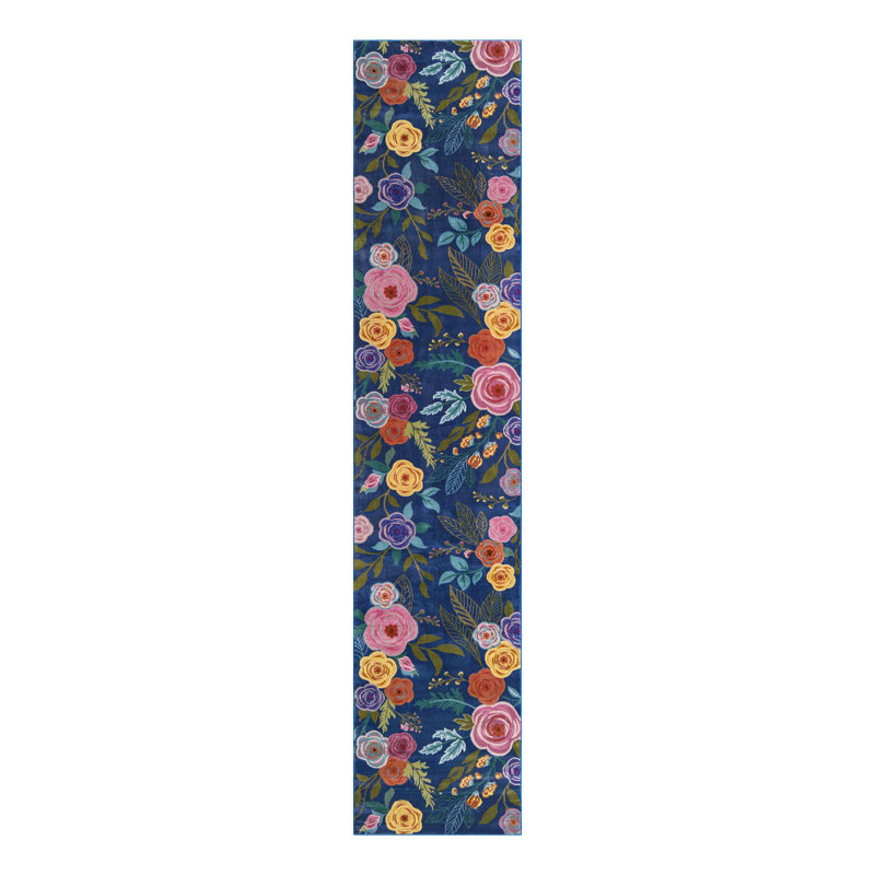 Clydie Floral Indoor Rug, Runner 2'7" x 12'