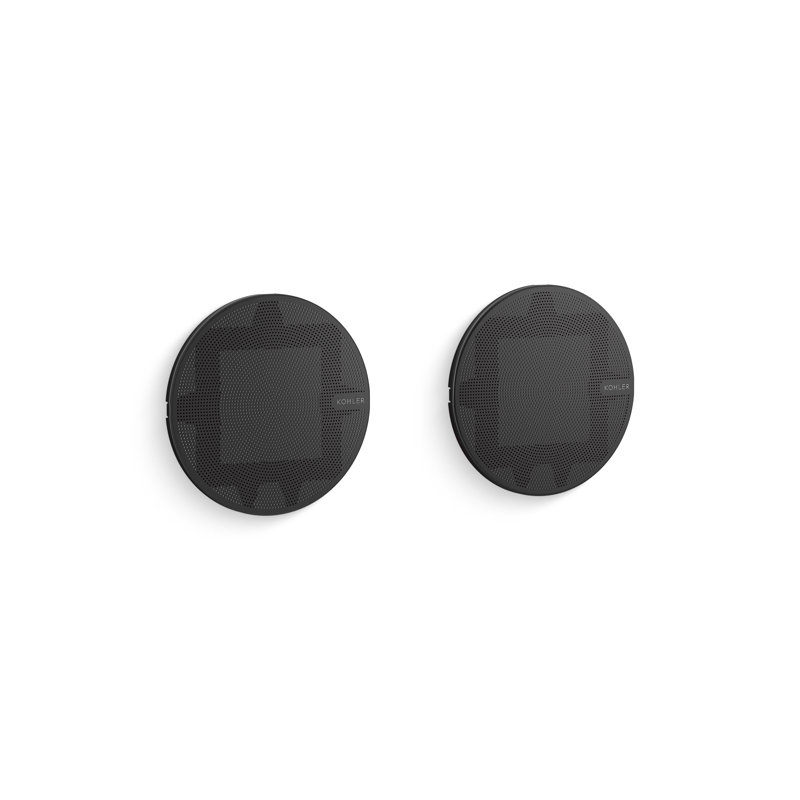 Haut-parleurs de douche SoundTile®, Noir mat