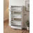 3-Tier Shoe Storage Cabinet with Flip Drawers, 18 Pair Free Standing Shoe Organizer 23.6''W for Entryway-281747669-281747668