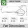 70" Warrant 6 - Blade LED Standard Ceiling Fan with Wall Control and Light Kit Included