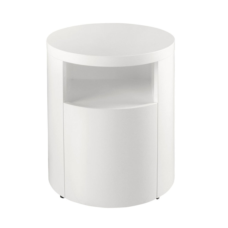 48cm W Manufactured Wood Bedside Table