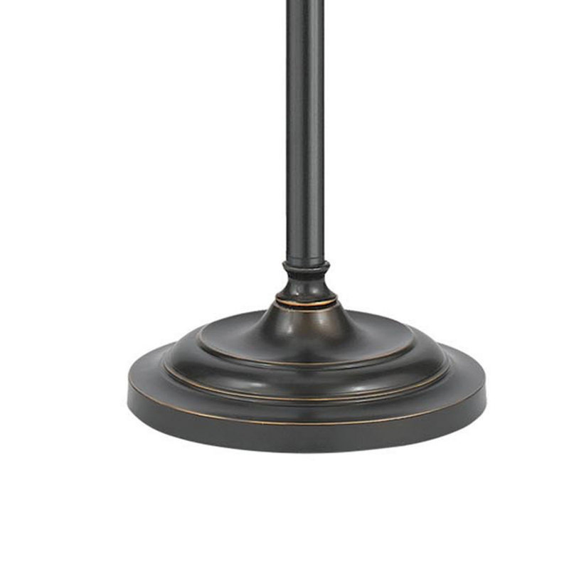 Lampe arquée 25 po Kristah, Bronze