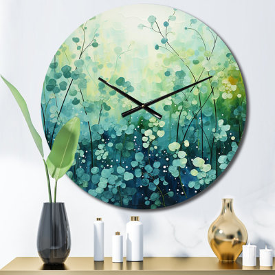 Horloge murale paysage abstrait Chantill