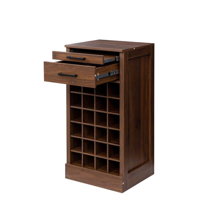 Armoire à vin modulaire en noyer brun - 28 Buffet For Homes, Brun