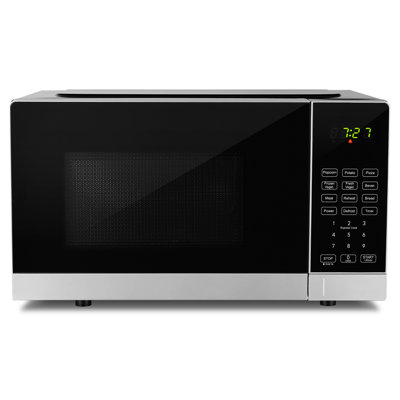 900w Countertop Microwave Oven With 8 Auto Cook Presets, Defrost By Weight/time, Child Lock & Two-step Door Opening, 10 Power Levels, Led Display – Black