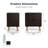 2 - Drawer Nightstand-258693035
