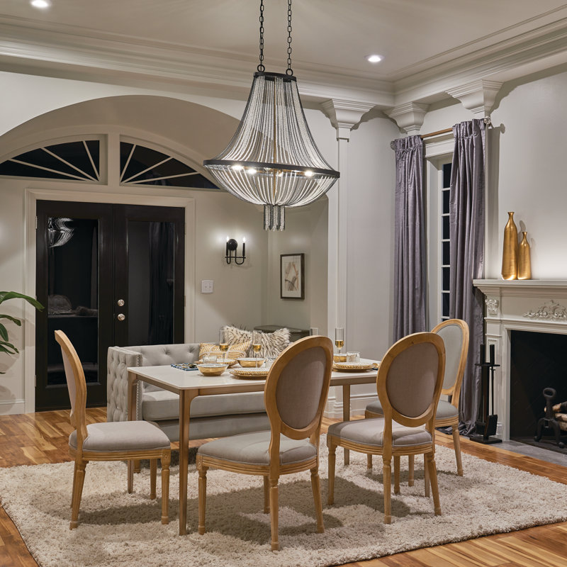 Alexia 6 - Light Wagon Wheel Chandelier